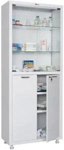 Шкаф медицинский металлический Hilfe МД 2 1670/SG Шкаф медицинский металлический Hilfe МД 2 1670/SG